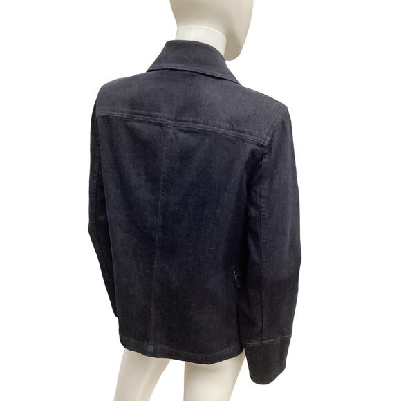 VTG LRL Lauren Jeans Co. Ralph Lauren Jacket Women’s SZ M Denim Fireman’s Clasp - Picture 4 of 5